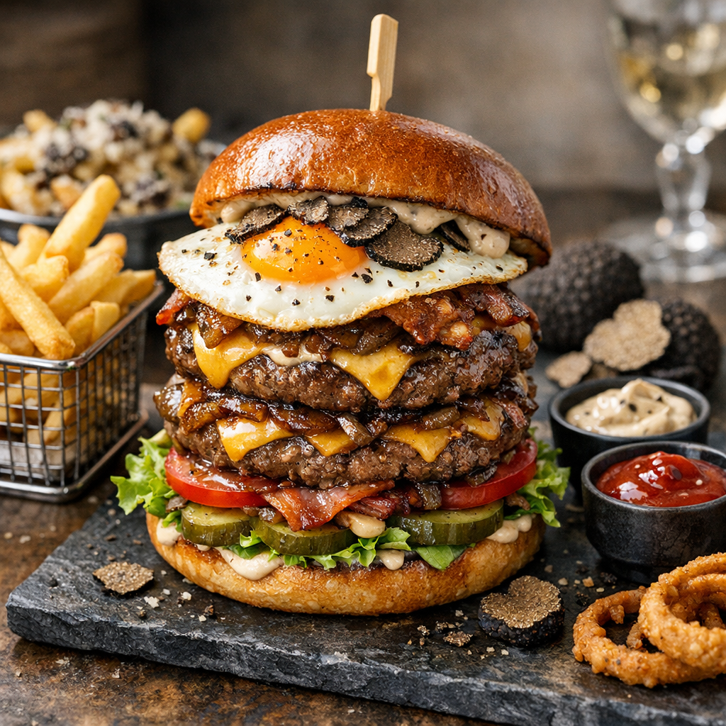 Fusion Beef Burger 'Black Truffle Edition'
