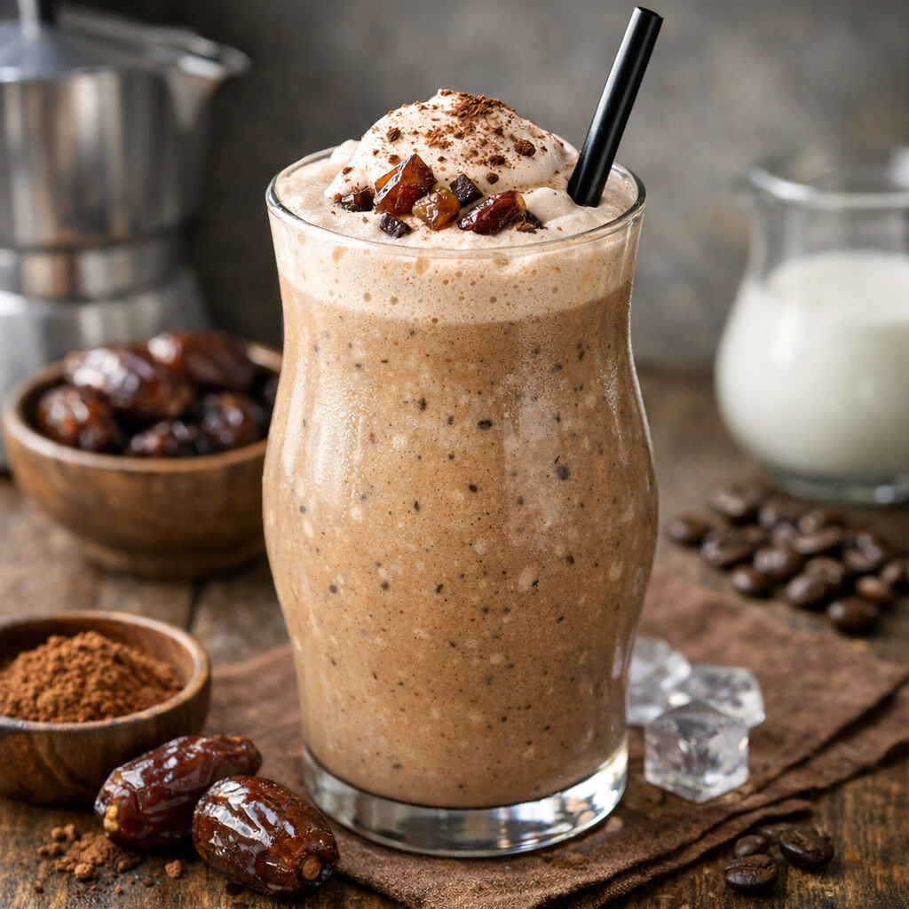 Mocktail „Espresso Date Shake“ (0% Alkohol)
